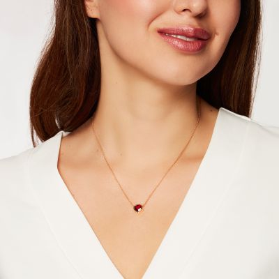 Venus Heart Shape Rubellite Pendant