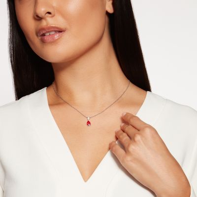 Wallace Ruby and Diamond Pendant
