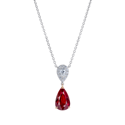 Burlington Ruby and Diamond Pendant