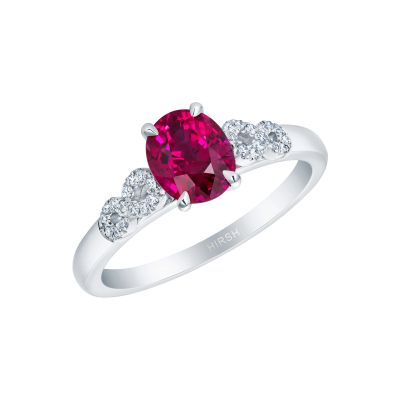 Infinity Ruby and Diamond Ring