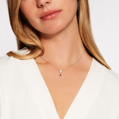 Ruby and Diamond Pendant