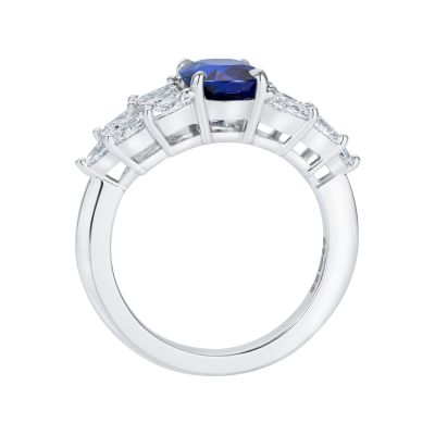 Pegasus Sapphire and Diamond Ring