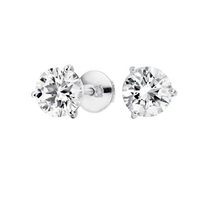 Solitaire Diamond Studs 1.50 Carats