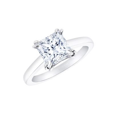 Solitaire Princess Cut Diamond Ring
