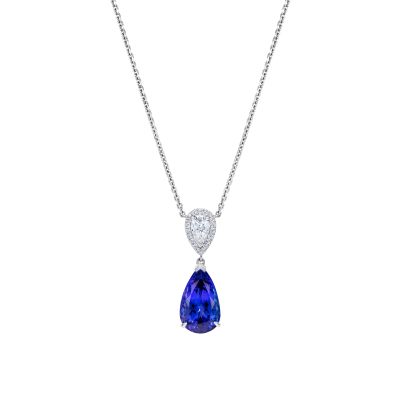 Burlington Tanzanite and Diamond Pendant