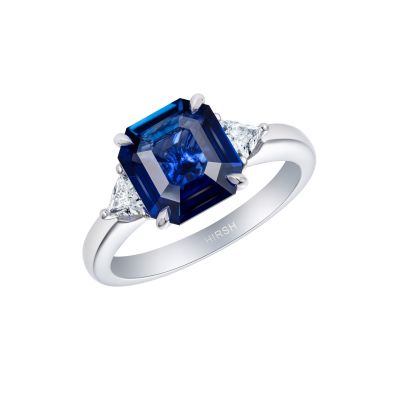 Trio Sapphire and Diamond Ring