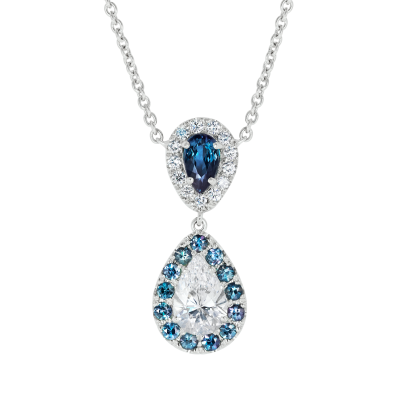 Tsarina Alexandrite and Diamond Pendant 