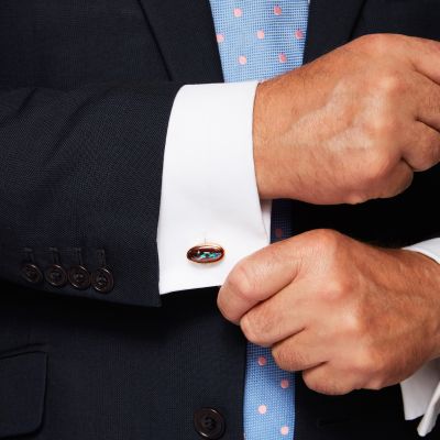 Yowah Nut Opal Cufflinks