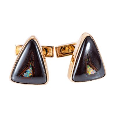 Unique-Link Cufflinks with Opals