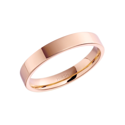 Rose Gold Wedding Band 3mm 