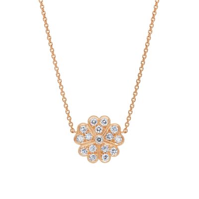 Wildflower Campion Diamond Pendant