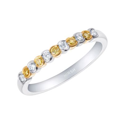 Lifetime Yellow Diamond and Diamond Ring