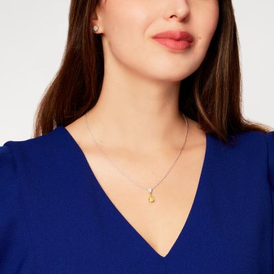Wallace Yellow Diamond Pendant 