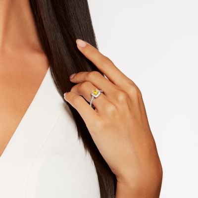 Regal Yellow Diamond Ring