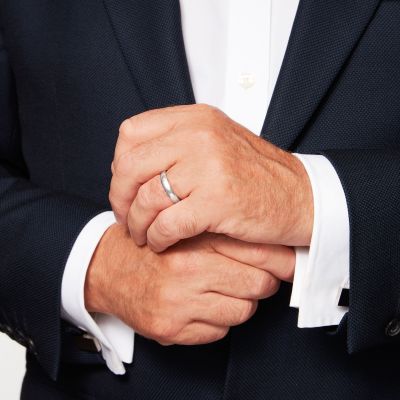 Platinum Wedding Band 5mm 