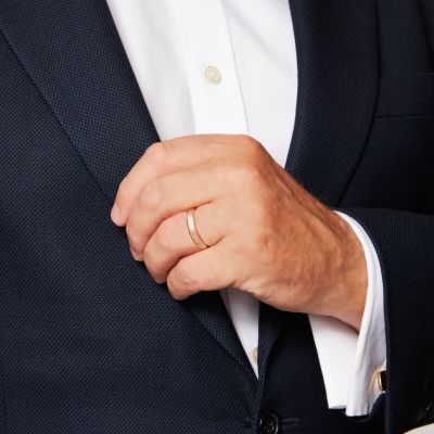 Rose Gold Wedding Band 5mm 