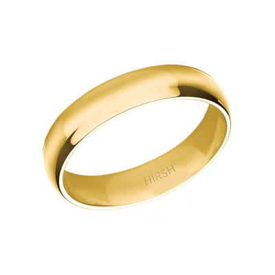 Yellow Gold Wedding Band 5mm 