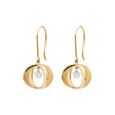 Cinderella Earrings in 18K Rose Gold