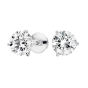 Solitaire Diamond Studs 3 Carats 