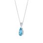 Burlington Aquamarine and Diamond Pendant