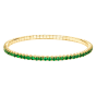 Large Advantage Emerald Bracelet in Yellow Gold