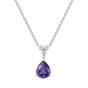 Purple Sapphire Pendant