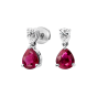 Wallace Ruby and Diamond Earrings