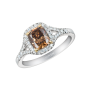 Harmony Ring with Cognac Diamond