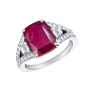 Majestic Ruby and Diamond Ring