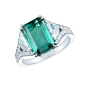 Majestic Tourmaline and Diamond Ring
