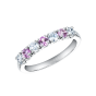 Lifetime Pink Sapphire and Diamond Ring