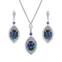 Cleopatra Alexandrite and Diamond Set