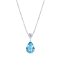 Wallace Aquamarine and Diamond Pendant