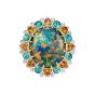 Supernova Black Opal Ring 