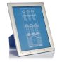 Britannia Silver Feature Hallmark Picture Frame, Small