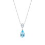 Burlington Aquamarine and Diamond Pendant