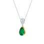 Burlington Emerald and Diamond Pendant