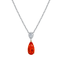 Burlington Fire Opal and Diamond Pendant 