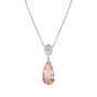 Burlington Morganite and Diamond Pendant 