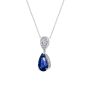 Burlington Royal Blue Sapphire and Diamond Pendant