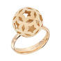 Celestial Lyra Yellow Gold Ring