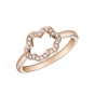 Cloud 9 Rose Gold and Diamond Ring 