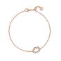 Cloud 9 Rose Gold Diamond Bracelet