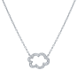 Cloud 9 Platinum and Diamond Pendant