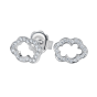 Cloud 9 Platinum and Diamond Earrings