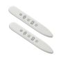 Collar Stiffeners Sterling Silver, Long