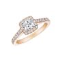 Regal Cushion Cut Diamond Ring