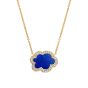 Cloud 9 Lapis Lazuli and Diamond Pendant