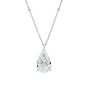 Solitaire Pear Shape Diamond Pendant