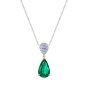 Burlington Emerald and Diamond Pendant